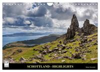 SCHOTTLAND - HIGHLIGHTS (Wandkalender 2026 DIN A4 quer), CALVENDO Monatskalender