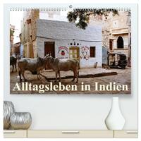 Alltagsleben in Indien (hochwertiger Premium Wandkalender 2026 DIN A2 quer), Kunstdruck in Hochglanz