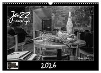 Jazz onstage (Wandkalender 2026 DIN A3 quer), CALVENDO Monatskalender