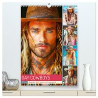 Gay Cowboys. Queerdos. Wild, schön und ungezähmt (hochwertiger Premium Wandkalender 2026 DIN A2 hoch), Kunstdruck in Hochglanz
