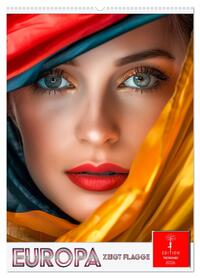 Europa zeigt Flagge (Wandkalender 2026 DIN A2 hoch), CALVENDO Monatskalender
