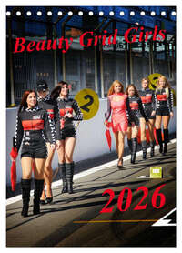 Beauty Grid Girls (Tischkalender 2026 DIN A5 hoch), CALVENDO Monatskalender