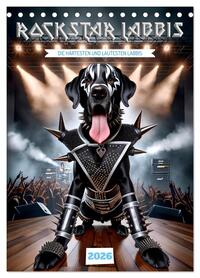 Rockstar Labbi (Tischkalender 2026 DIN A5 hoch), CALVENDO Monatskalender