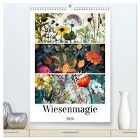 Wiesenmagie (hochwertiger Premium Wandkalender 2026 DIN A2 hoch), Kunstdruck in Hochglanz