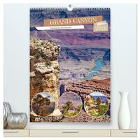 GRAND CANYON Imposante Aussichten (hochwertiger Premium Wandkalender 2026 DIN A2 hoch), Kunstdruck in Hochglanz