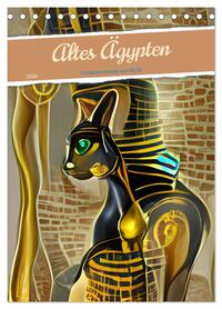Altes Ägypten - Computerträume aus der KI (Tischkalender 2026 DIN A5 hoch), CALVENDO Monatskalender