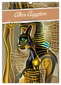 Altes Ägypten - Computerträume aus der KI (Wandkalender 2026 DIN A3 hoch), CALVENDO Monatskalender