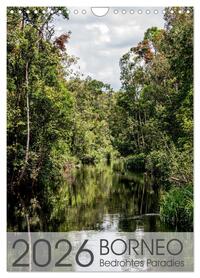 BORNEO Bedrohtes Paradies (Wandkalender 2026 DIN A4 hoch), CALVENDO Monatskalender
