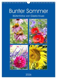 Bunter Sommer (Wandkalender 2026 DIN A3 hoch), CALVENDO Monatskalender