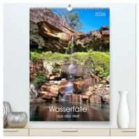 Wasserfälle aus aller Welt (hochwertiger Premium Wandkalender 2026 DIN A2 hoch), Kunstdruck in Hochglanz
