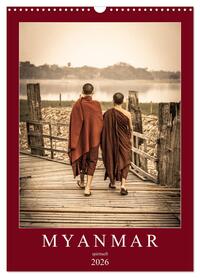 MYANMAR SPIRITUELL 2026 (Wandkalender 2026 DIN A3 hoch), CALVENDO Monatskalender
