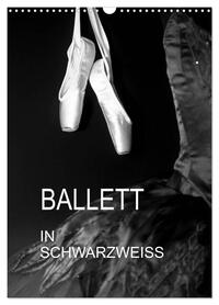 Ballett in Schwarzweiss (Wandkalender 2026 DIN A3 hoch), CALVENDO Monatskalender