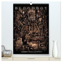 BLOODBOY/ HORROR ILLUSTRATION V1 (hochwertiger Premium Wandkalender 2026 DIN A2 hoch), Kunstdruck in Hochglanz