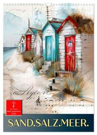 Sand.Salz.Meer. (Wandkalender 2026 DIN A3 hoch), CALVENDO Monatskalender