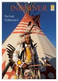Indianer, Portrait Collection 1 (Wandkalender 2026 DIN A2 hoch), CALVENDO Monatskalender