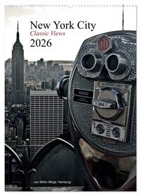 New York City 2026 • Classic Views (Wandkalender 2026 DIN A2 hoch), CALVENDO Monatskalender