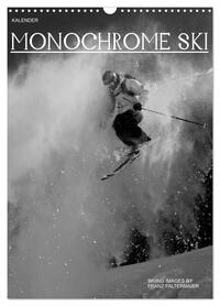 Monochrome Ski (Wandkalender 2026 DIN A3 hoch), CALVENDO Monatskalender