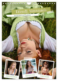 Dirndl Almanach (Wandkalender 2026 DIN A4 hoch), CALVENDO Monatskalender