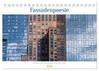 Fassadenpoesie – Muster & Strukturen aus New York (Tischkalender 2026 DIN A5 quer), CALVENDO Monatskalender