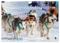 Schlittenhunderennen: Rasantes Schneetreiben (Wandkalender 2026 DIN A4 quer), CALVENDO Monatskalender