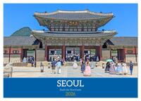 Seoul - Stadt der Kontraste (Tischkalender 2026 DIN A5 quer), CALVENDO Monatskalender