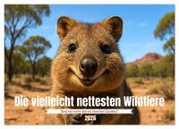 Die vielleicht nettesten Wildtiere (Tischkalender 2026 DIN A5 quer), CALVENDO Monatskalender