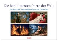 Die berühmtesten Opern der Welt (Wandkalender 2026 DIN A3 quer), CALVENDO Monatskalender