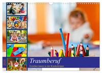 Traumberuf - Erzieher:innen in der Kinderkrippe (Wandkalender 2026 DIN A3 quer), CALVENDO Monatskalender