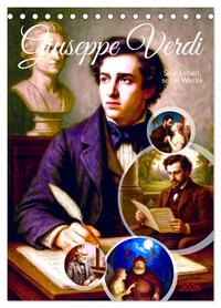 Giuseppe Verdi (Tischkalender 2026 DIN A5 hoch), CALVENDO Monatskalender