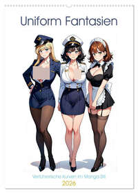 Uniform Fantasien (Wandkalender 2026 DIN A2 hoch), CALVENDO Monatskalender