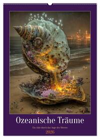 Ozeanische Träume - Ein Jahr durch das Auge des Meeres (Wandkalender 2026 DIN A2 hoch), CALVENDO Monatskalender