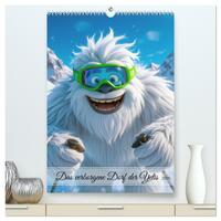 Das verborgene Dorf der Yetis (hochwertiger Premium Wandkalender 2026 DIN A2 hoch), Kunstdruck in Hochglanz