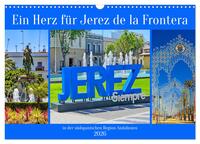 Ein Herz für Jerez de la Frontera (Wandkalender 2026 DIN A3 quer), CALVENDO Monatskalender