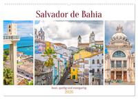 Salvador de Bahia - bunt, quirlig und einzigartig (Wandkalender 2026 DIN A2 quer), CALVENDO Monatskalender
