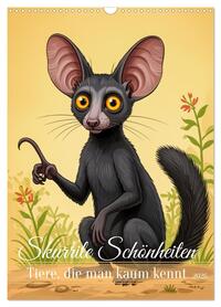 Skurrile Schönheiten – Tiere, die man kaum kennt (Wandkalender 2026 DIN A3 hoch), CALVENDO Monatskalender