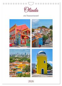 Olinda - ein Traumreiseziel (Wandkalender 2026 DIN A4 hoch), CALVENDO Monatskalender
