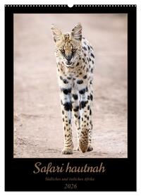Safari hautnah - Südliches und östliches Afrika (Wandkalender 2026 DIN A2 hoch), CALVENDO Monatskalender
