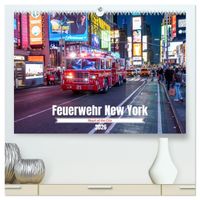 Feuerwehr New York - Heart of the City (hochwertiger Premium Wandkalender 2026 DIN A2 quer), Kunstdruck in Hochglanz