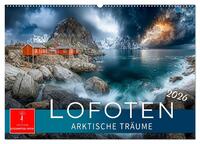 Lofoten - Arktische Träume (Wandkalender 2026 DIN A2 quer), CALVENDO Monatskalender