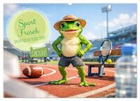 Sportfrosch (Wandkalender 2027 DIN A2 quer), CALVENDO Monatskalender