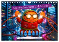 Agentenkrabben auf Mission - Die lustigen geheimen Einsätze des Jahres (Wandkalender 2027 DIN A4 quer), CALVENDO Monatskalender