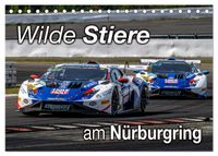 Wilde Stiere am Nürburgring (Tischkalender 2027 DIN A5 quer), CALVENDO Monatskalender