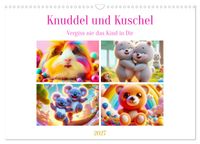Knuddel und Kuschel (Wandkalender 2027 DIN A3 quer), CALVENDO Monatskalender