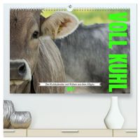 Voll kuhl - der Kuhkalender mit Kühen aus dem Allgäu (hochwertiger Premium Wandkalender 2027 DIN A2 quer), Kunstdruck in Hochglanz
