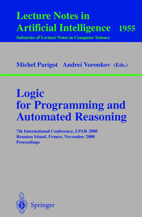 Logic for Programming and Automated Reasoning