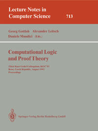 Computational Logic and Proof Theory