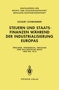 Steuern und Staatsfinanzen während der Industrialisierung Europas