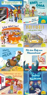 WWS Pixi-Box 307: Pixi unterwegs mit Bus und Bahn