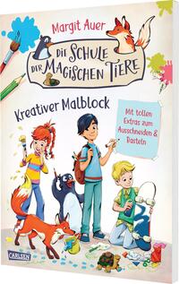 Die Schule der magischen Tiere Beschäftigung: Kreativer Malblock