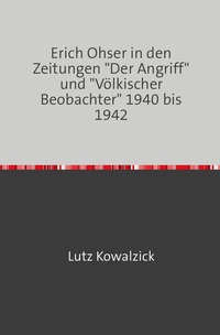 Politische Karikaturen Erich Ohsers / Erich Ohser in den Zeitungen 